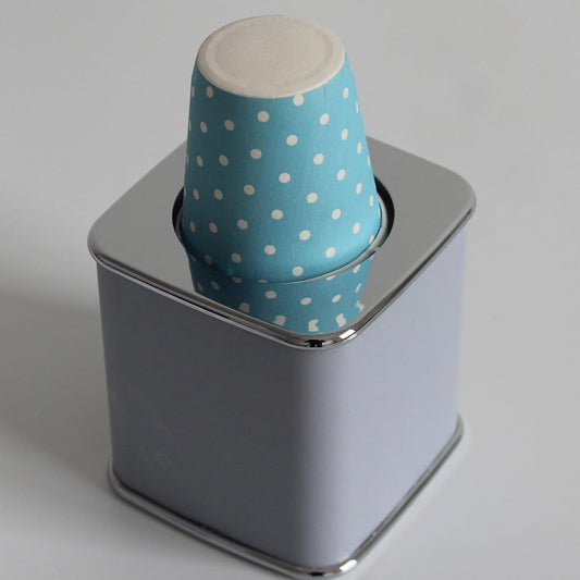 Bathroom Cup Dispenser with 20 Color Random Disposable Cups, 3 and 5 OZ Universal Dixie Cup Holder for Home Office Hospital