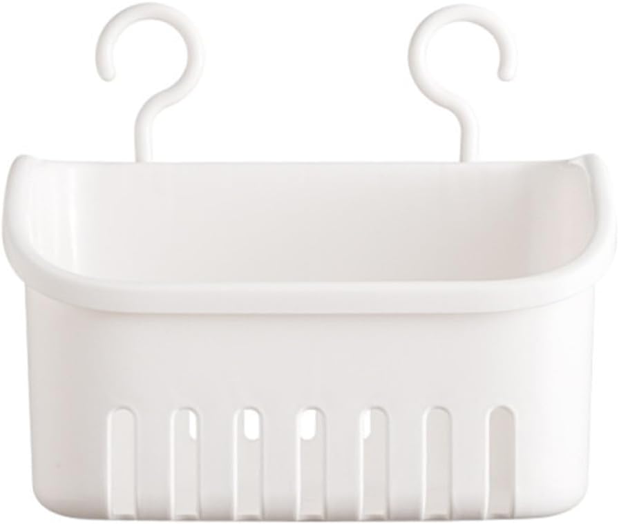 Hanging Shower Basket Multi-function Toiletry Organizer Small Size Wall-mounted Bathroom Storage Basket Household Shower Accessory for Home Bath Supplies