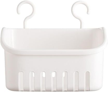Hanging Shower Basket Multi-function Toiletry Organizer Small Size Wall-mounted Bathroom Storage Basket Household Shower Accessory for Home Bath Supplies