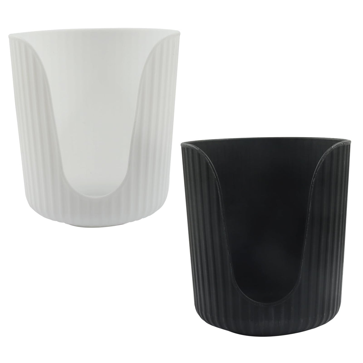 Plastic Bathroom Cup Dispenser, White