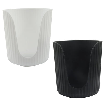 Plastic Bathroom Cup Dispenser, White
