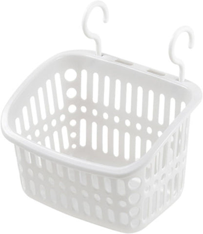 FTVOGUE Hanging Plastic Storage Basket, Durable Wall Mounted Organizer for Bathroom and Kitchen, MultiPurpose Design 13.5 X 21.5 X 17 Cm