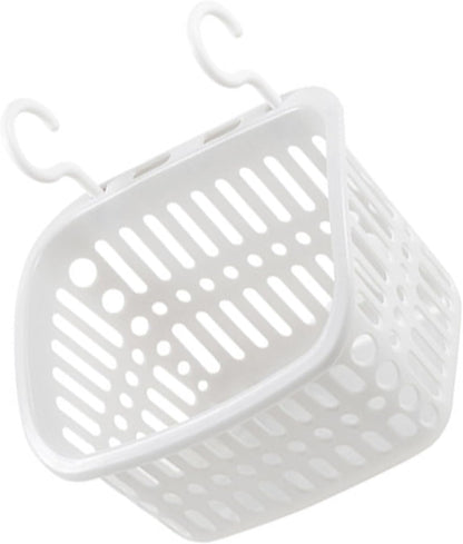 FTVOGUE Hanging Plastic Storage Basket, Durable Wall Mounted Organizer for Bathroom and Kitchen, MultiPurpose Design 13.5 X 21.5 X 17 Cm