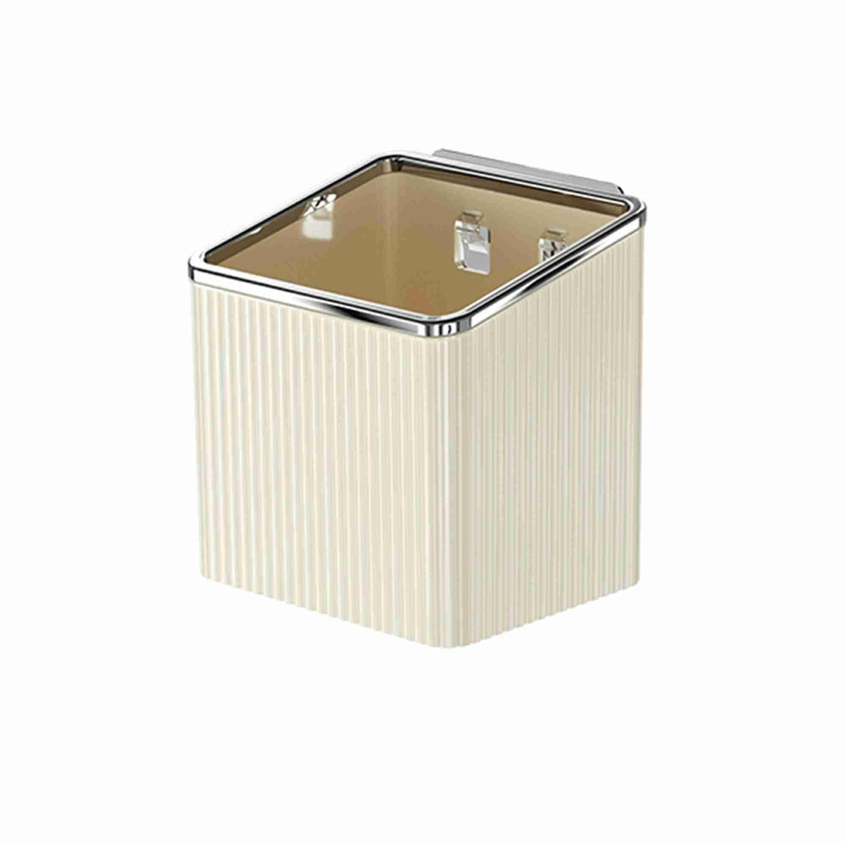 TXLFRO Pulreiush Floating Shelves Wall Bin Organizer Adhesive Wall Mounted Plastic Storage Organizer No Drilling Hanging Storage Containers Makeup Organizer Shelf for Office, Kitchen, Home