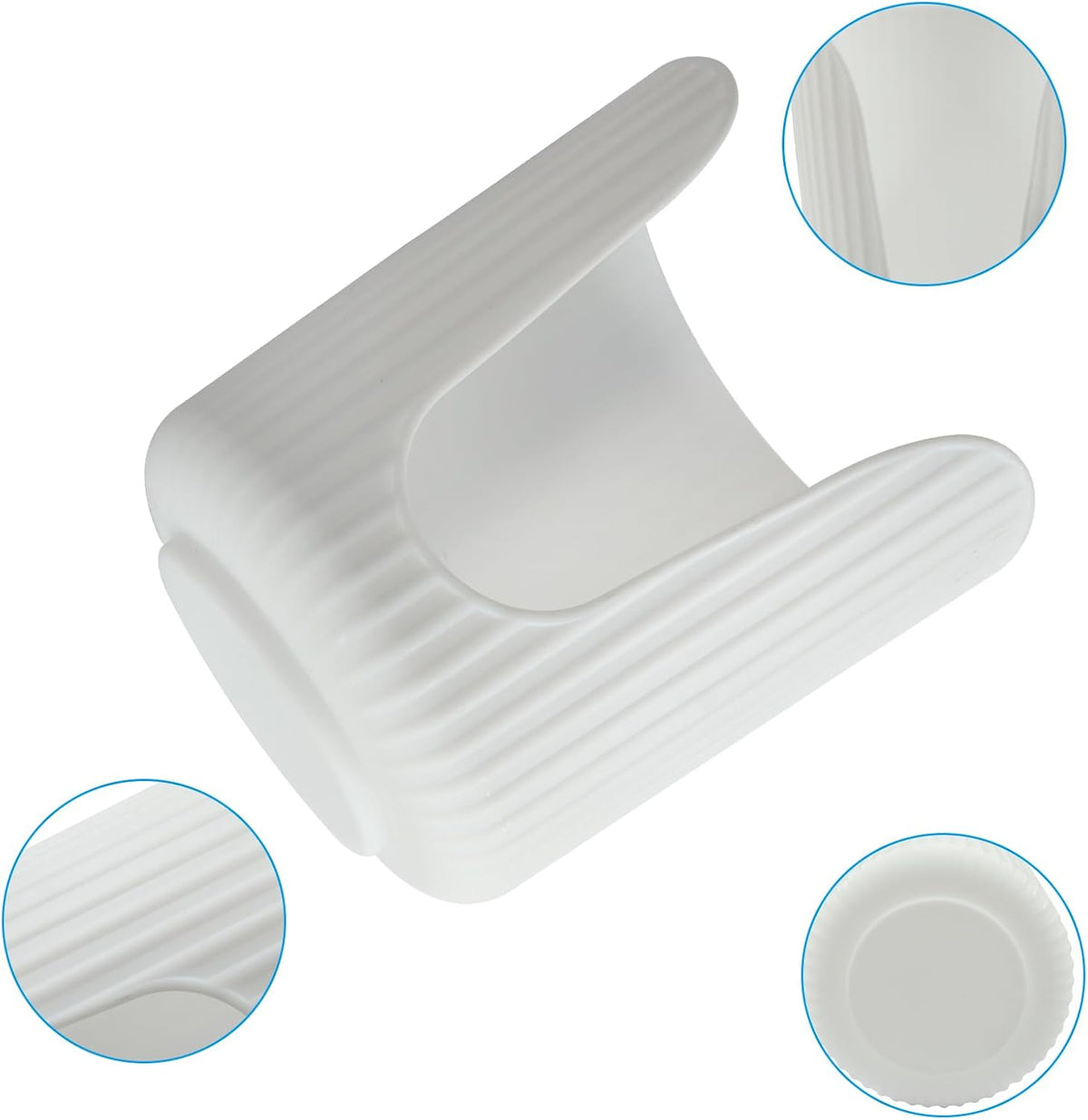 Plastic Bathroom Cup Dispenser, White