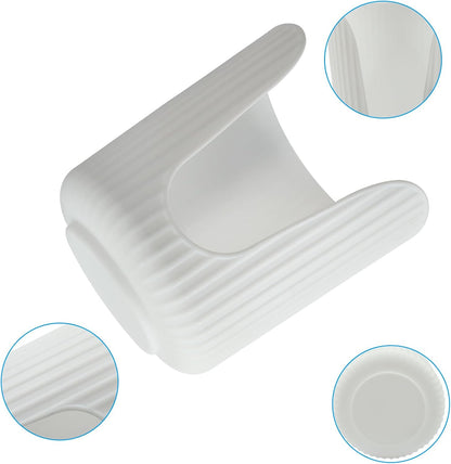 Plastic Bathroom Cup Dispenser, White