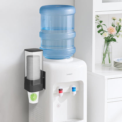 Cup Dispenser, Pull Type Wall Mount Cup Holder for Water Cooler