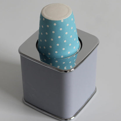 Bathroom Cup Dispenser with 20 Color Random Disposable Cups, 3 and 5 OZ Universal Dixie Cup Holder for Home Office Hospital