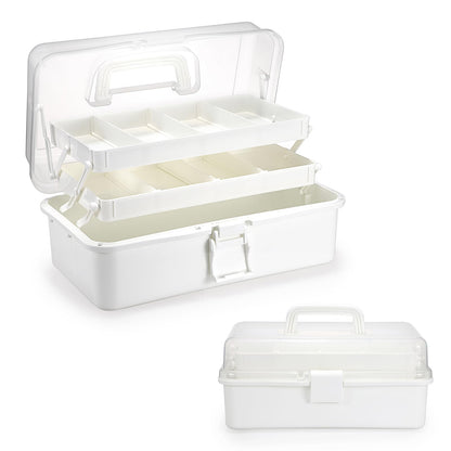 BTSKY 3-Layer Plastic Dividing Storage Box Craft Organizer and Storage