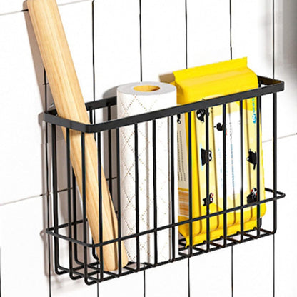 Storage Basket for Bathroom and Kitchen Wall Mounted Iron