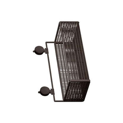 Multipurpose Wall Mounted Storage Basket for Toiletries Using Suction Technology Easy Setup Removable Bathroom Storage