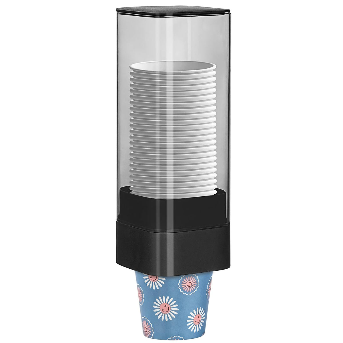 Cup Dispenser, Pull Type Wall Mount Cup Holder for Water Cooler