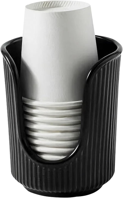 Plastic Bathroom Cup Dispenser, White