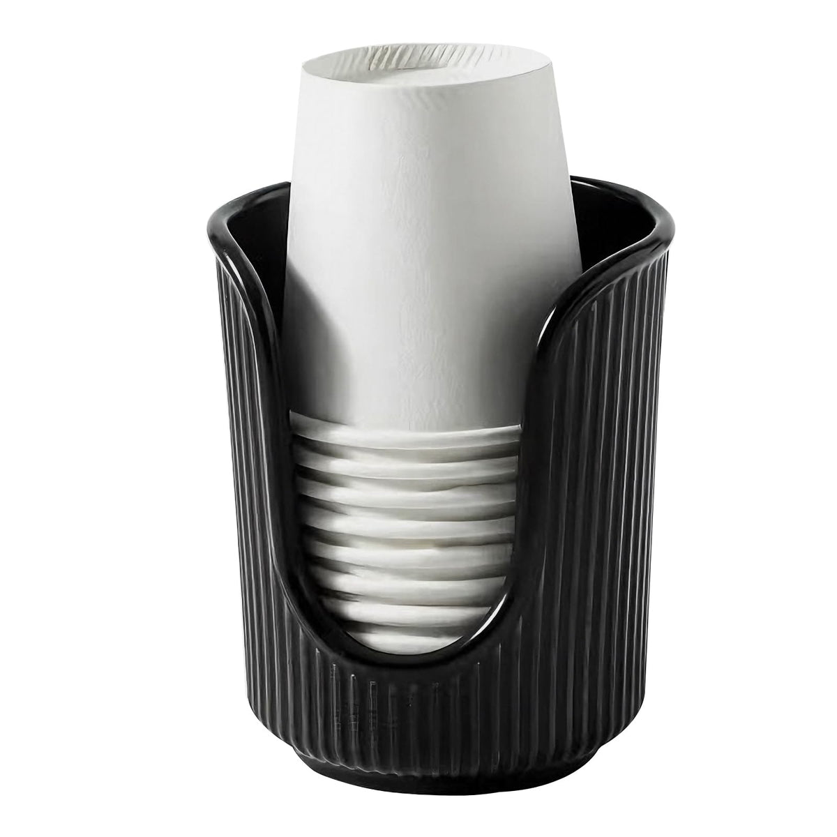 Plastic Bathroom Cup Dispenser, White