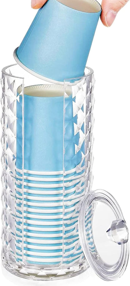 Bathroom Cup Dispenser, Mouthwash Cup Holder for 3oz Disposable Paper Cups