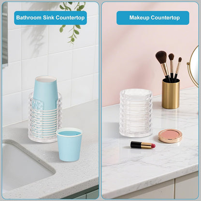 Bathroom Cup Dispenser, Mouthwash Cup Holder for 3oz Small Cups