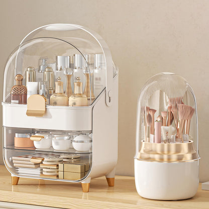 Anylady Makeup Organizer Countertop, Skincare Holder Bathroom Counter Organizer, Storage Box Cosmetic Display Cases, Teen Girl Gifts Make up Organizers for Vanity, Dresser