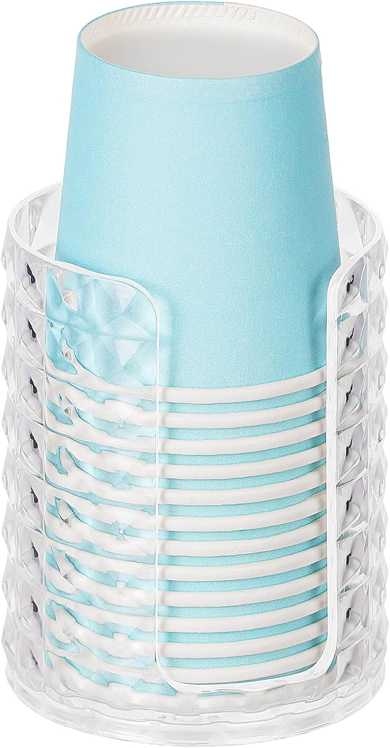 Bathroom Cup Dispenser, Mouthwash Cup Holder for 3oz Small Cups