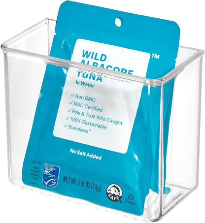 iDesign Adhesive Organizer Bin - Clear