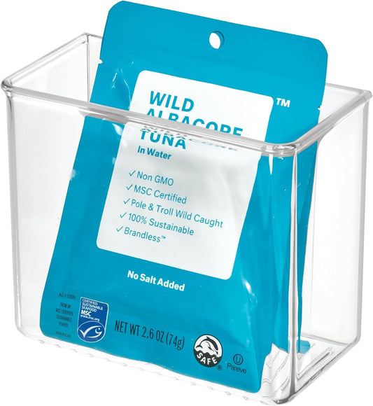 iDesign Adhesive Organizer Bin - Clear