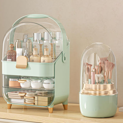 Anylady Makeup Organizer Countertop, Skincare Holder Bathroom Counter Organizer, Storage Box Cosmetic Display Cases, Teen Girl Gifts Make up Organizers for Vanity, Dresser