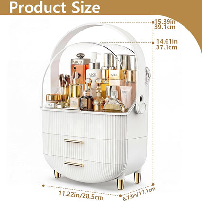 NestOrganix Makeup Organizer Skincare Organizers With Drawers