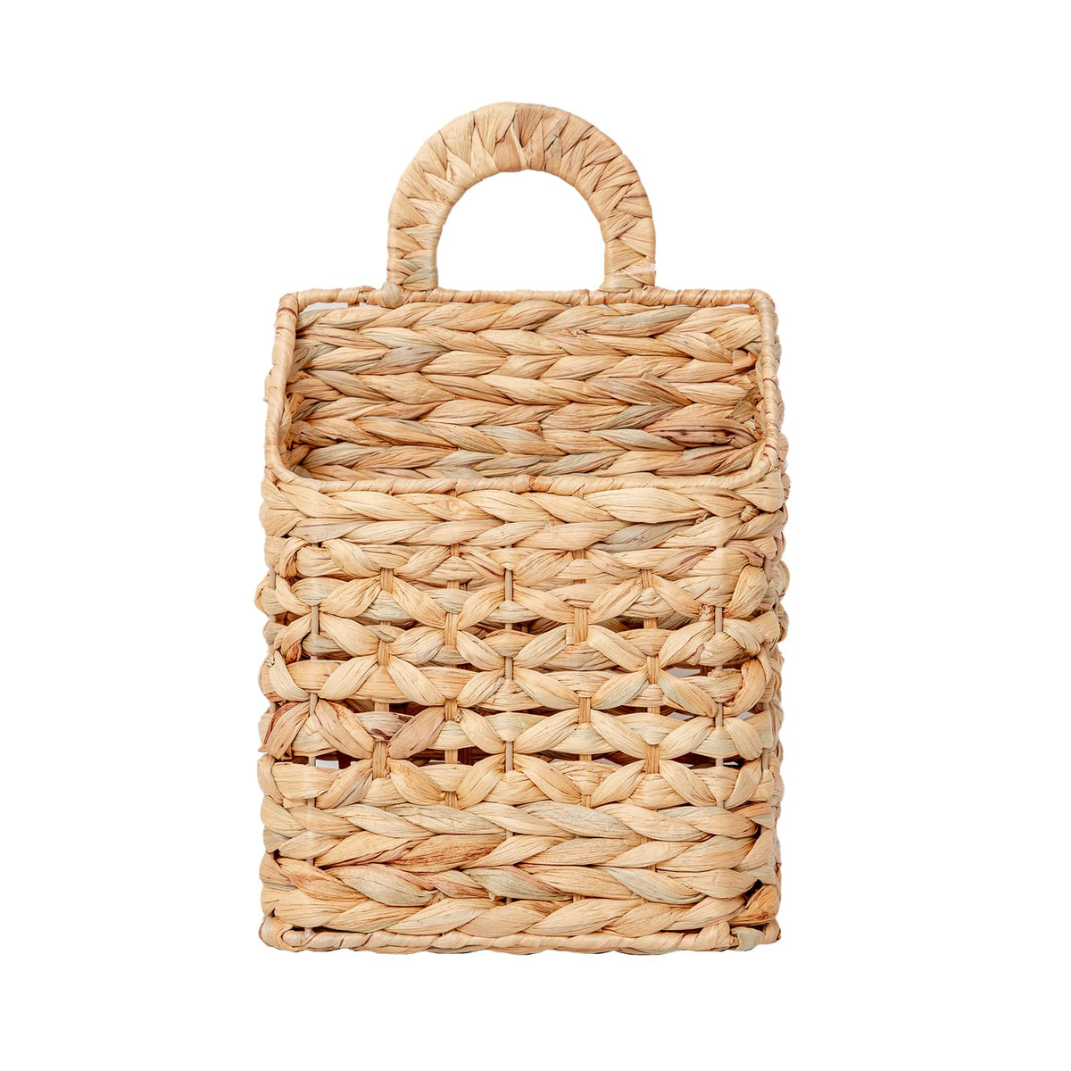 2-Tier Hanging Wall Basket, Water Hyacinth Over Door Storage